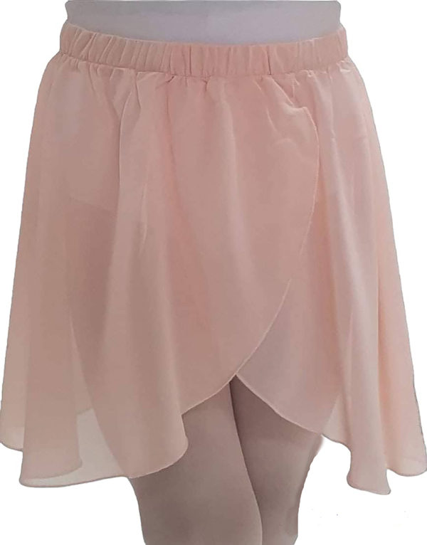 Παιδική φούστα μπαλέτου κρουαζέ με λάστιχο στη μέση