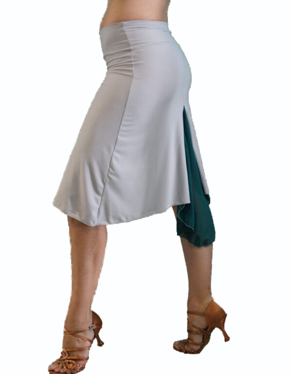 Tango skirt in gray - green color