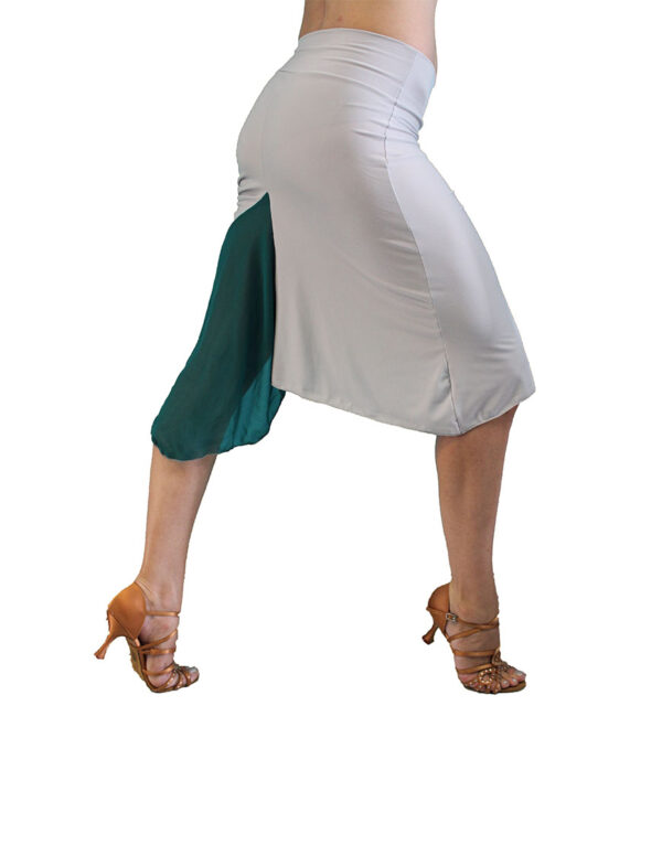 Tango skirt in gray - green color