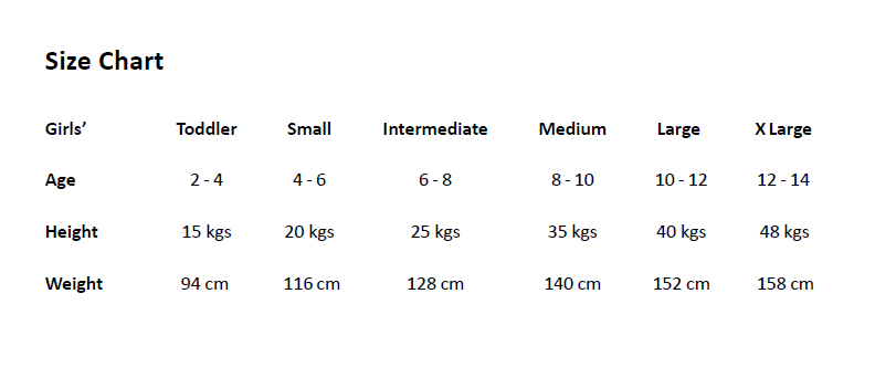 size chart gd