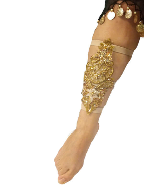 Oriental jewelry for the foot cane