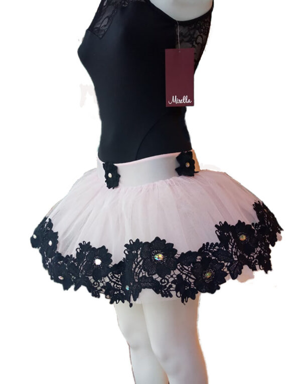 Women's tutu skirt in pink-black