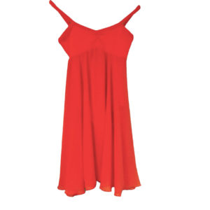 Lyrical dress for children in red color