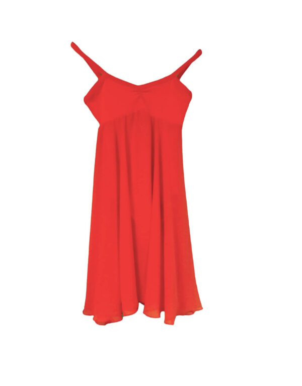 Lyrical dress for children in red color